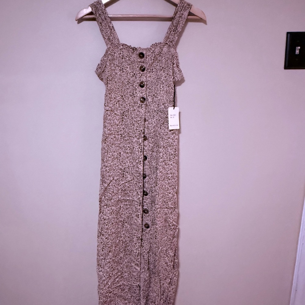 Leopard Button-Down Dress